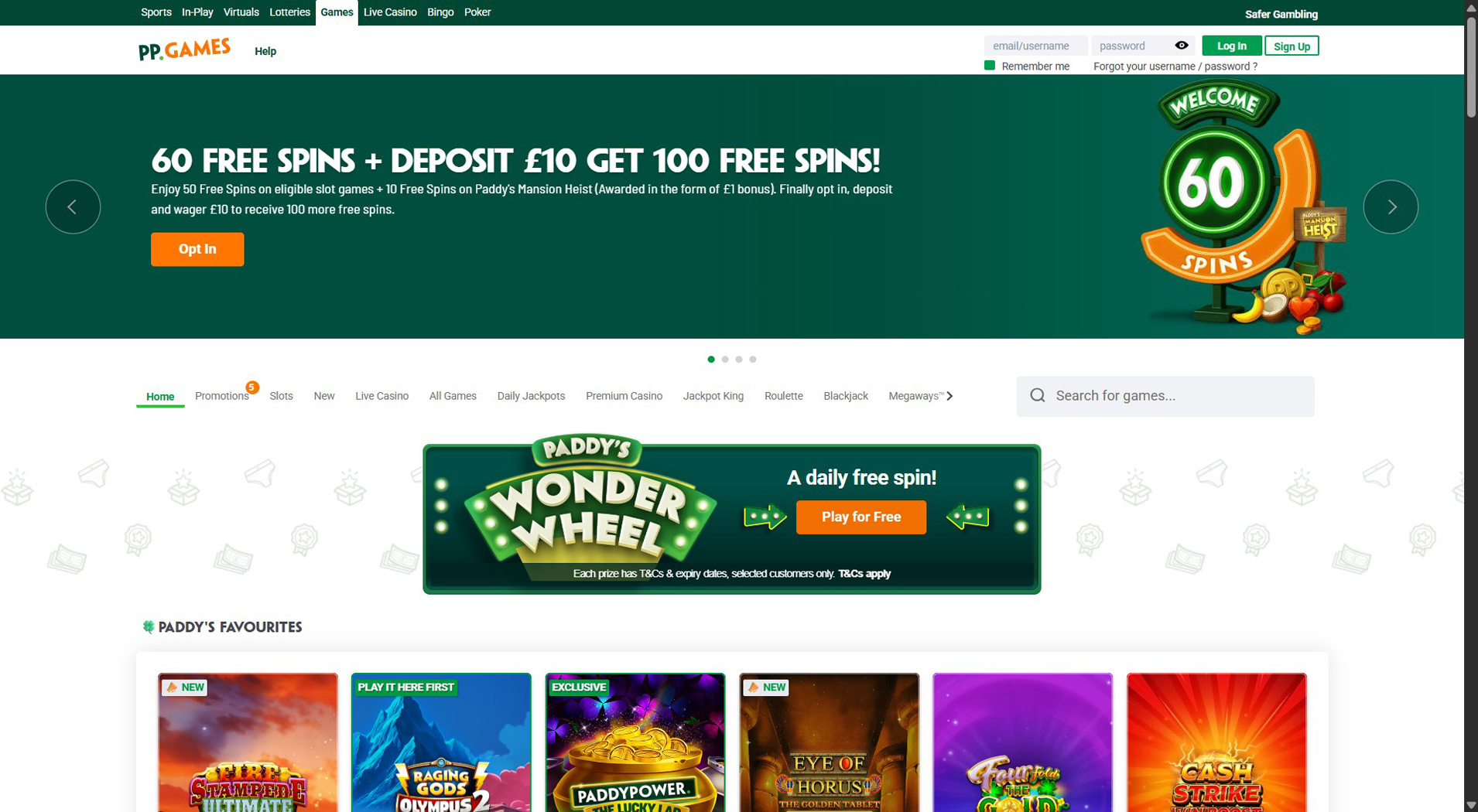 6. Paddy Power Games - Quick AstroPay Casino Payouts